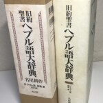 旧約聖書 ヘブル語大辞典 改訂3版